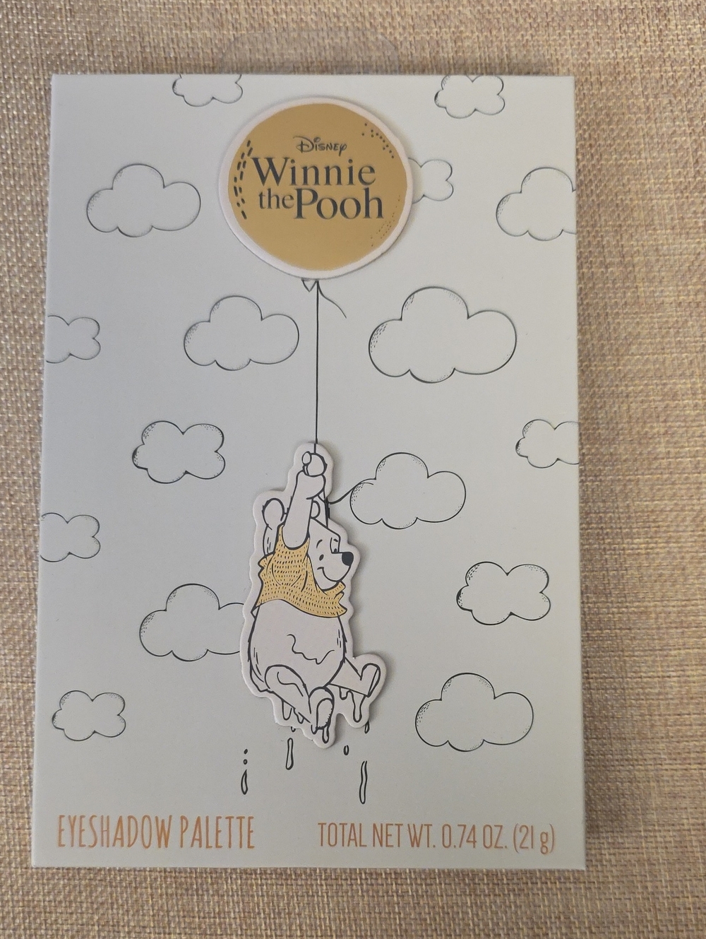 Winnie The Pooh Browns & Yellows Eyeshadow Palette